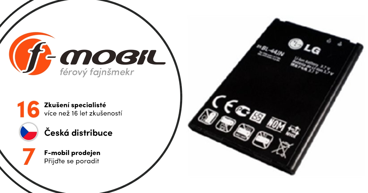 Baterie LG BL 44JN 1500mAh LiIon Fmobil.cz
