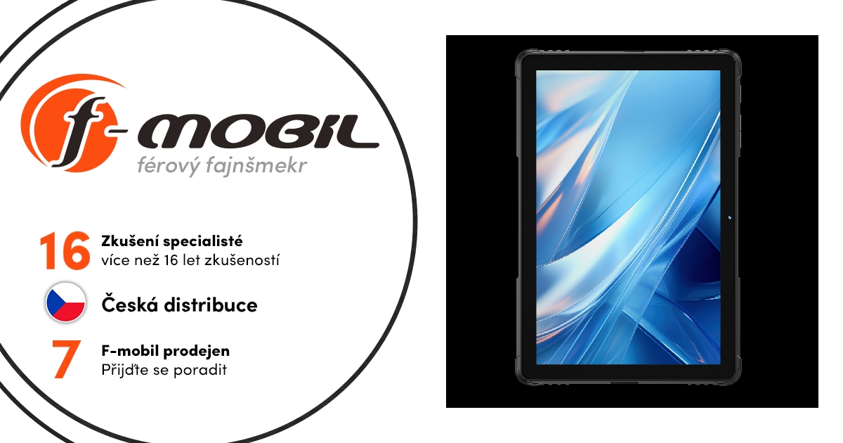 Doogee R08 LTE 6GB/256GB Classic Black | F-mobil.cz