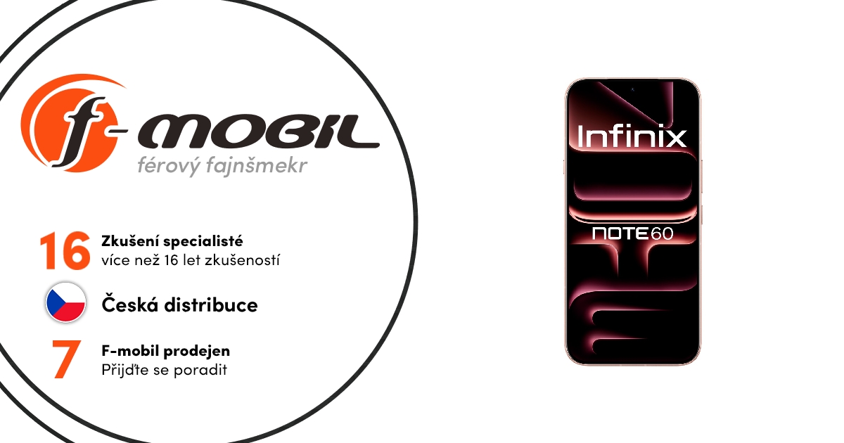 Infinix Note 60 8GB/256GB Rose Gold | F-mobil.cz