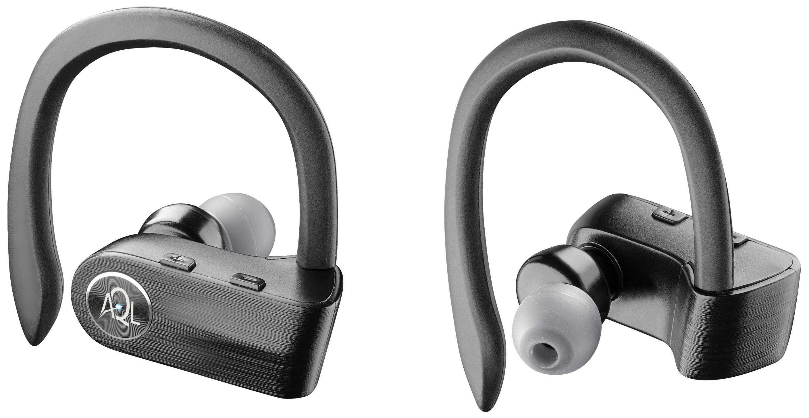 True wireless sluchátka Cellularline BOOST se sportovními nástavci,  AQL® certifikace, černá