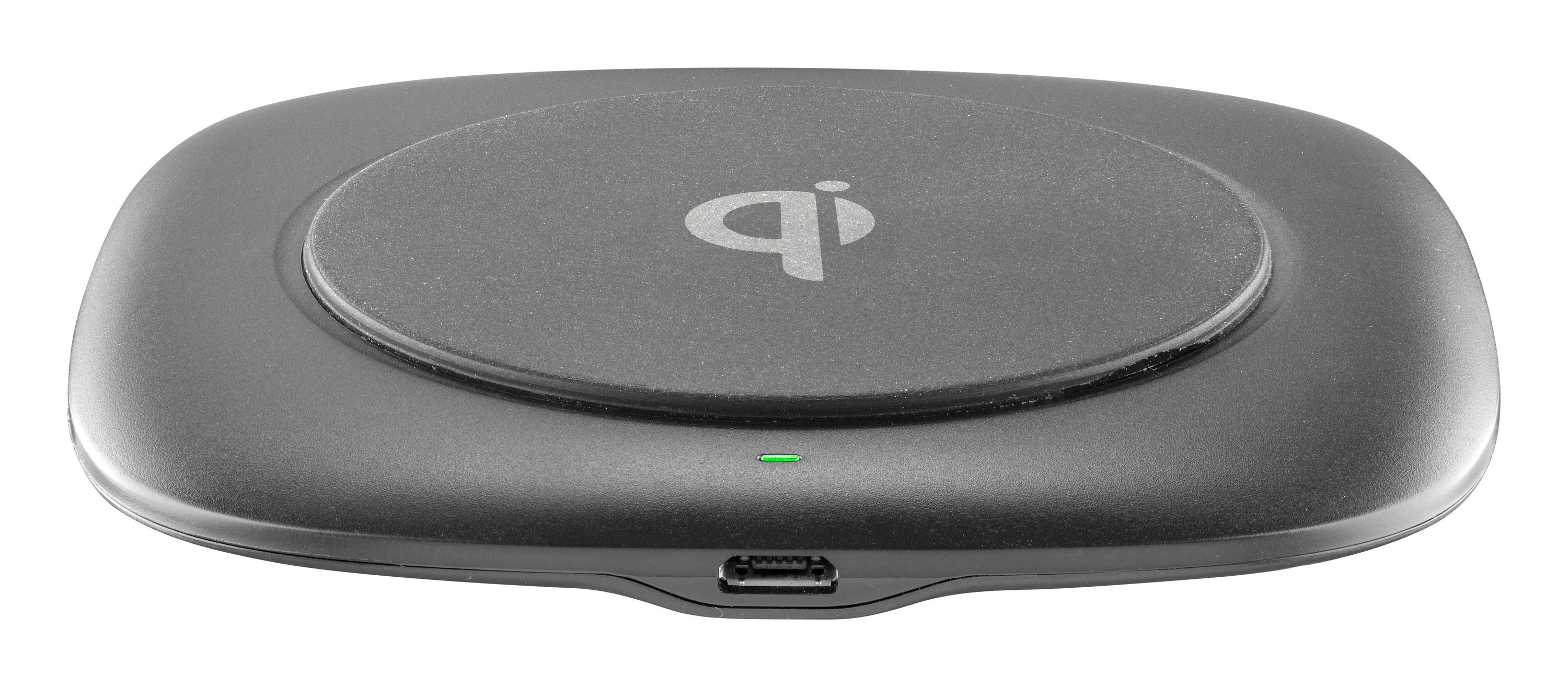 Bezdrátová nabíječka Cellularline Wireless Fast Charger Easy, max. 10W, Qi kompatibilní, černá