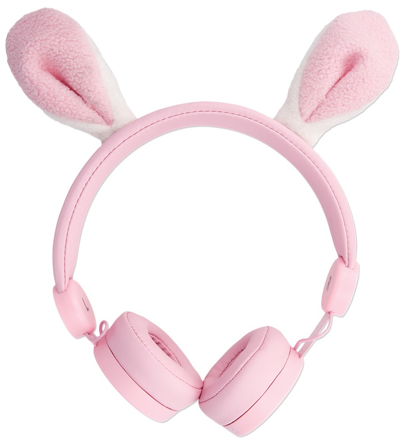 Dětská sluchátka Forever AMH-100 s magnetickými prvky, růžová