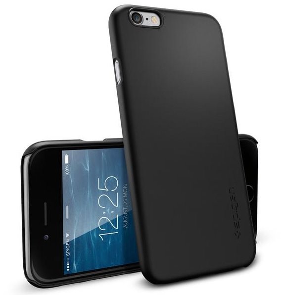 Pouzdro Spigen Thin Fit pro iPhone 6/6S černá