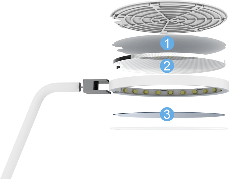 Stolní bezdrátová lampička LAMAX EasyLight1 bílá