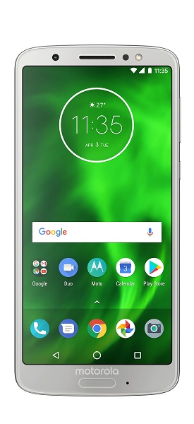 Motorola Moto G6 stříbrná