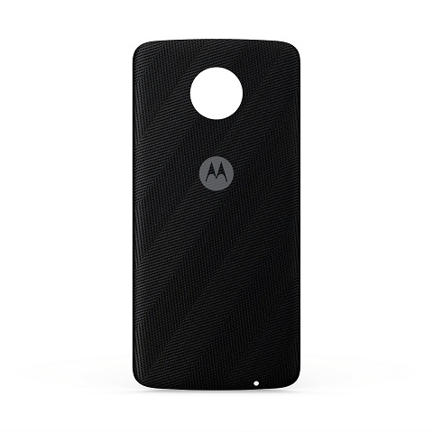 Ochranný kryt Motorola Style CAP pro Moto Z černý nylon