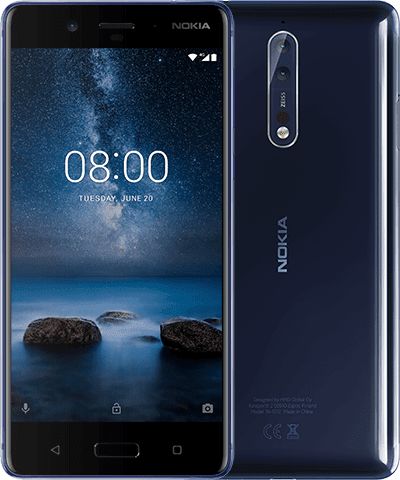 Nokia 8 Sirocco SingleSIM černá