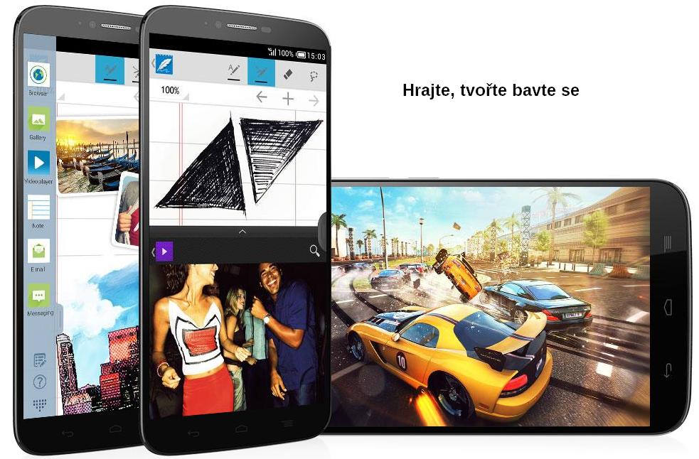 FullHD displej Alcatelu 8030Y