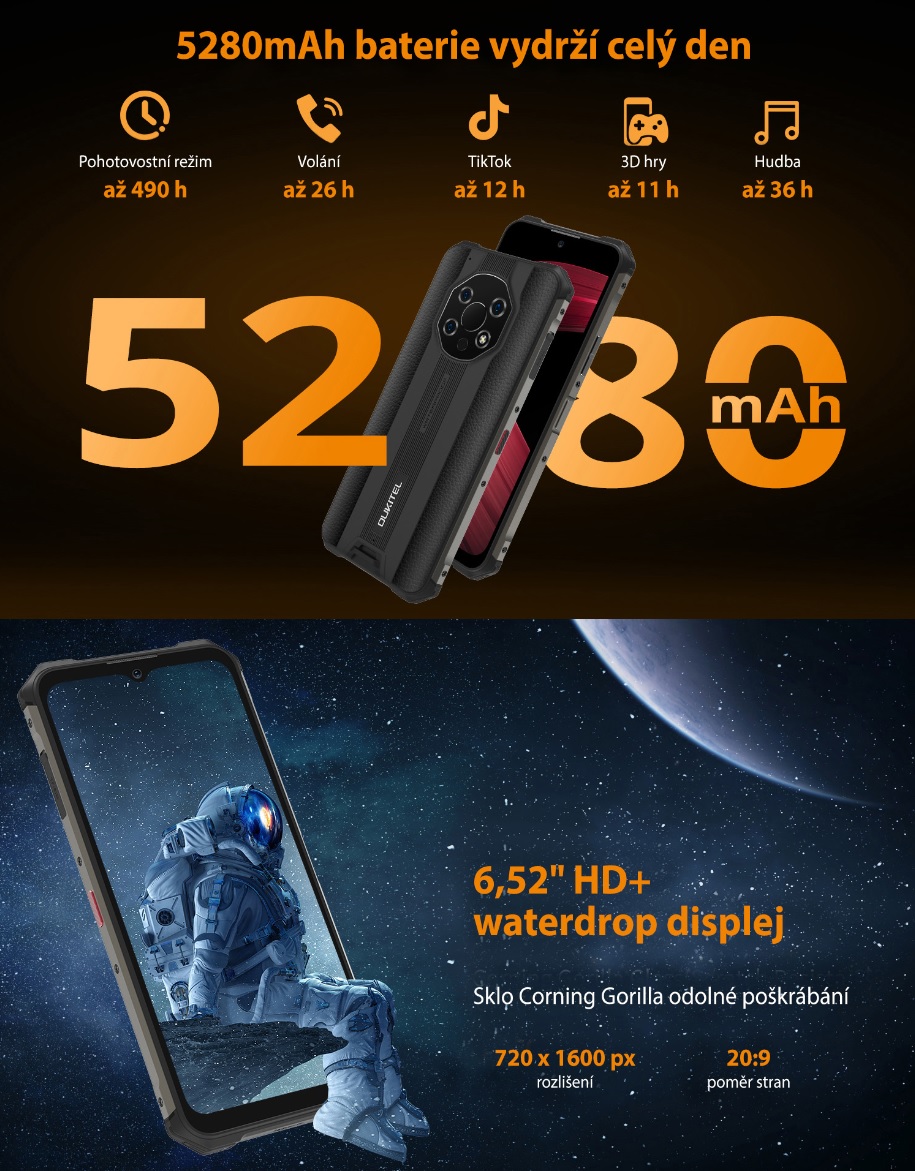 Oukitel WP13 8GB/128GB černá