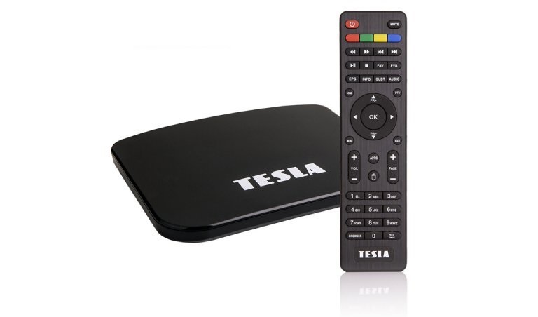 Multimediální centrum TESLA MediaBox TEH-500 Plus DVB-T/T2/C/ přijímač s Android 9 Pie