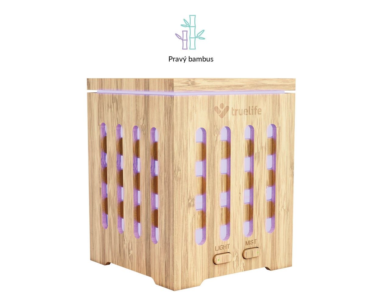 Aroma difuzér a zvlhčovač vzduchu TrueLife AIR Diffuser D7 Bamboo