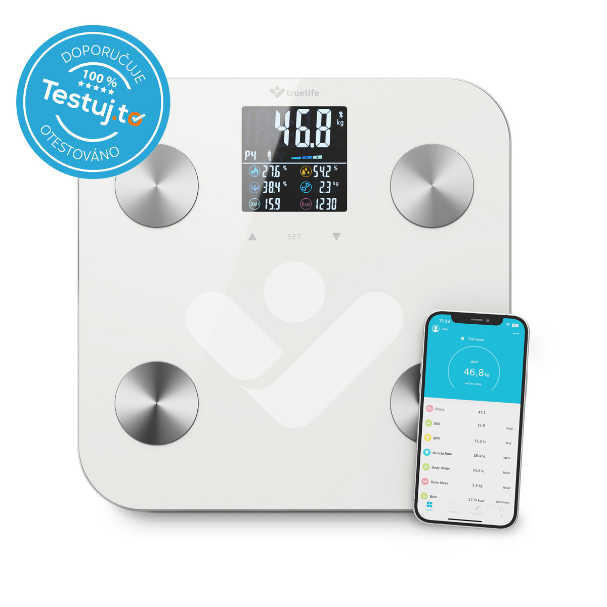 TrueLife FitScale W6 BT - Sledujte své tělo do detailu