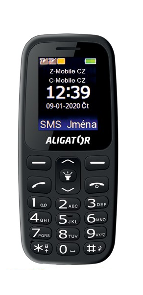Aligator A220 Senior černá