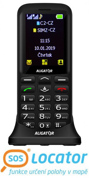Aligator A700 Senior černý