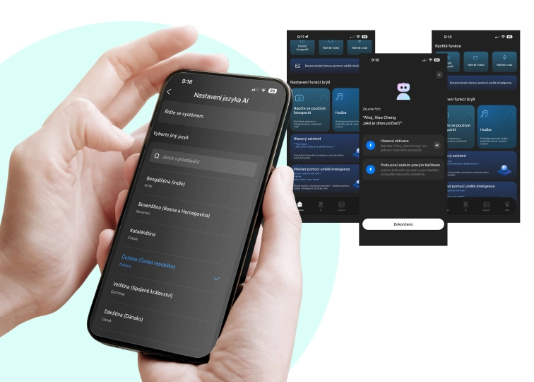 Aligator Smart Glasses SPORT černo-modrá