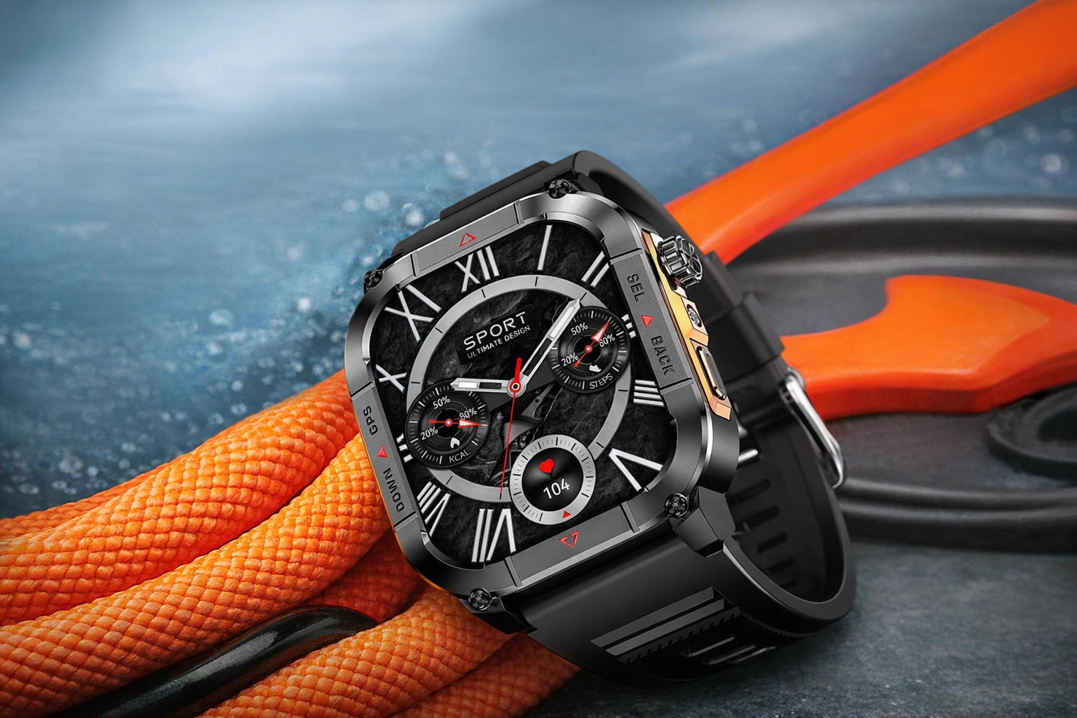 Aligator Watch Sport GPS černá