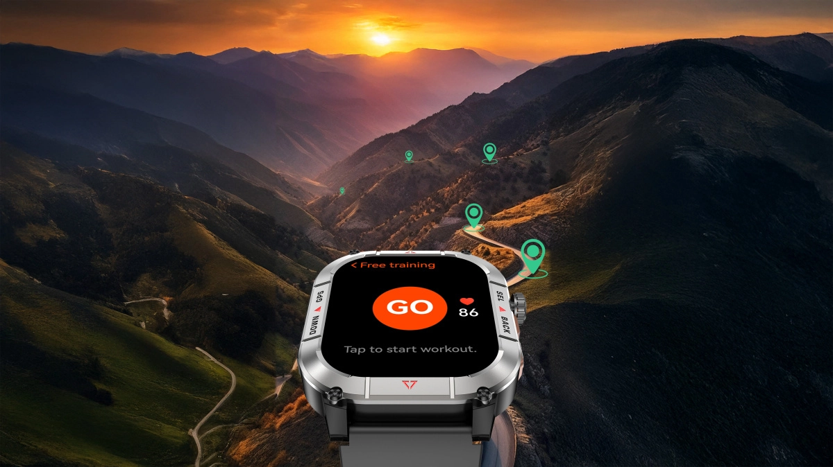 Aligator Watch Sport GPS černá