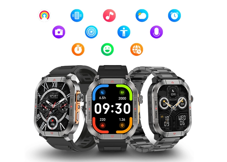 Aligator Watch Sport GPS černá