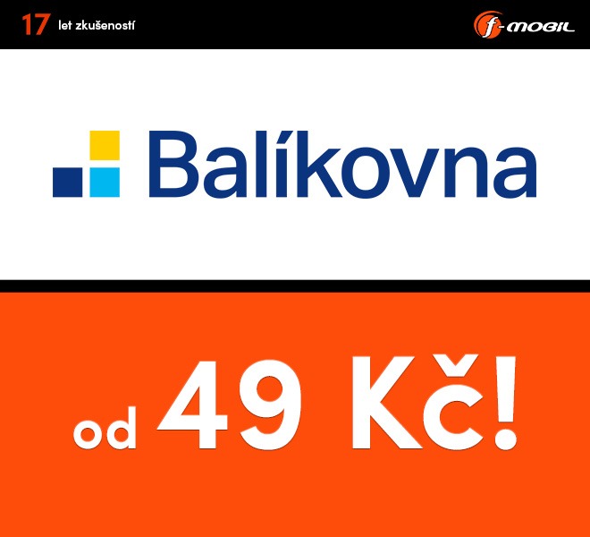 Balíkovna již od 49 Kč  - po celý říjen