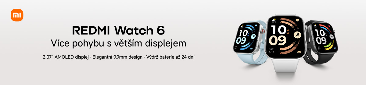 Redmi Watch 6 - Více pohybu s větším displejem