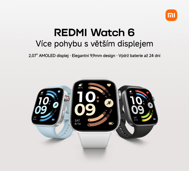 Redmi Watch 6 - Více pohybu s větším displejem