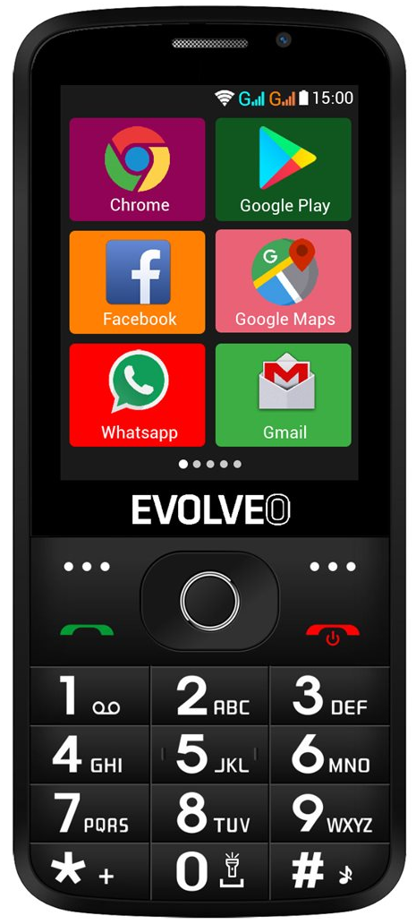 Evolveo EasyPhone AD černá