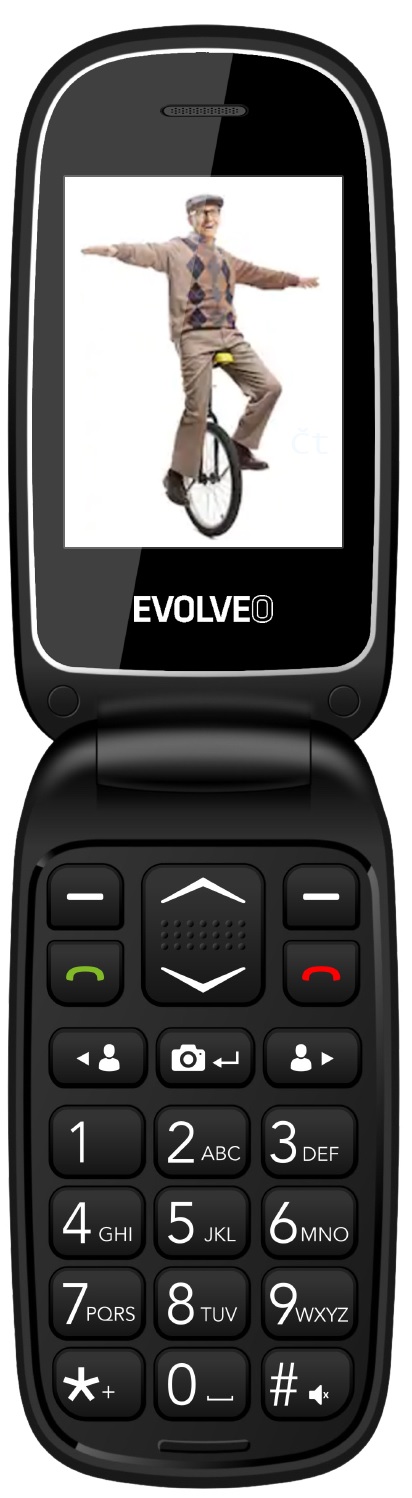 Evolveo EasyPhone FD černá