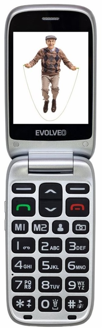 Evolveo EasyPhone FP červená