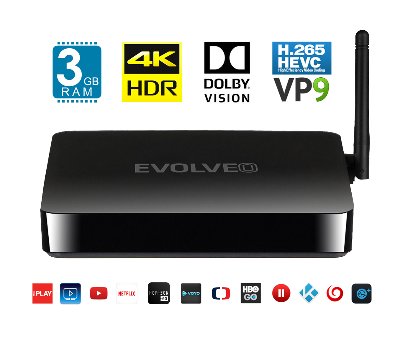 EVOLVEO MultiMedia Box M8 multimediální centrum