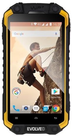 EVOLVEO StrongPhone Q9 LTE Black-Yellow