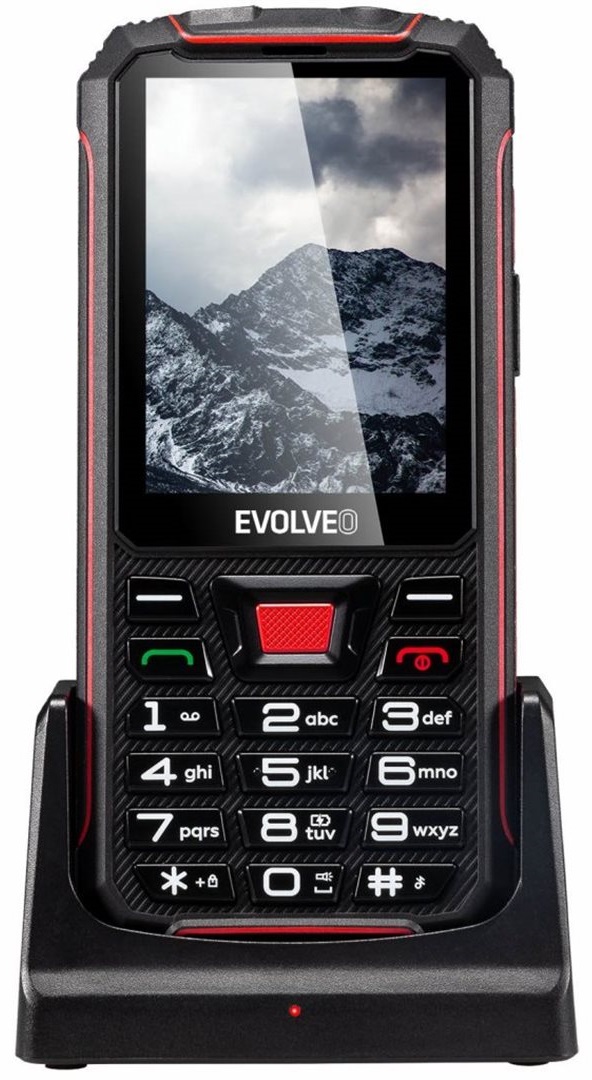 Evolveo StrongPhone Z4 černá/červená