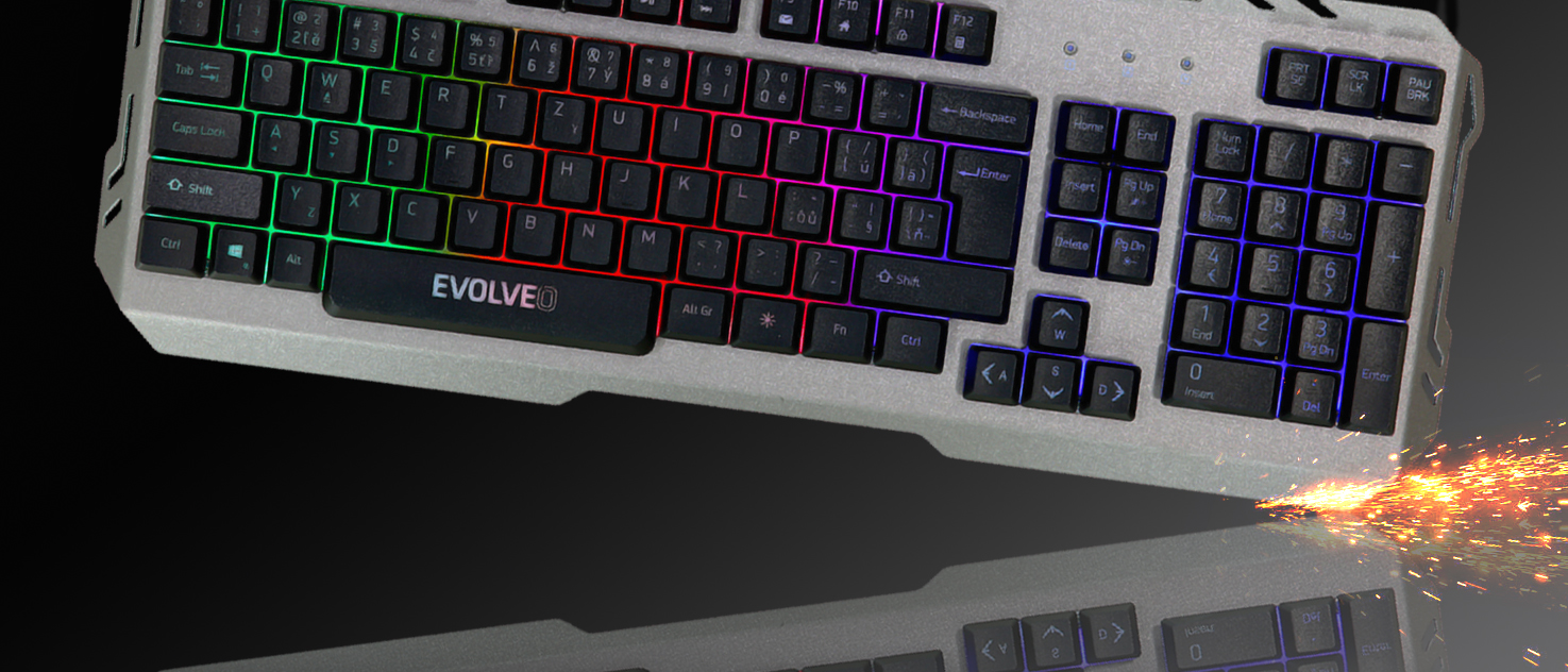 Evolveo GK700, herní podsvětlená klávesnice