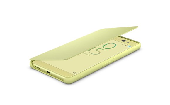 Sony SCR60 Style Cover Flip Sony Xperia XA Ultra lime gold