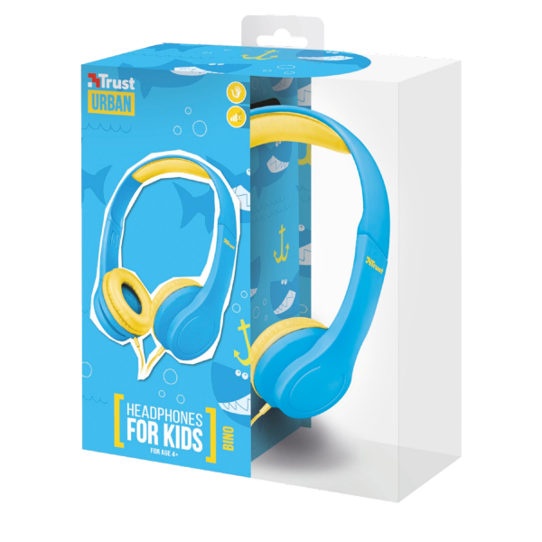 TRUST Bino Kids Headphone náhlavní sada blue