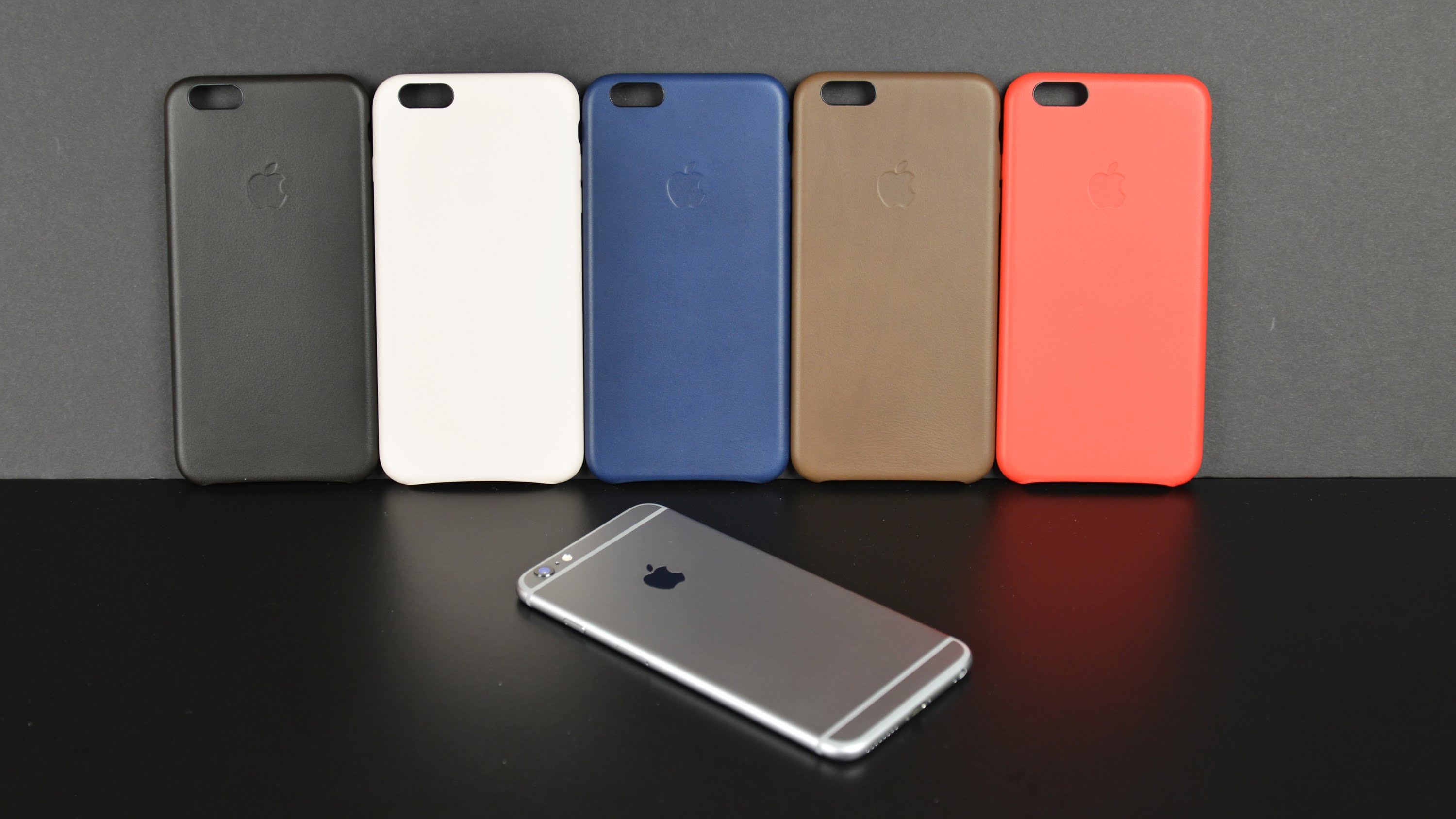 Zadní kryt na Apple iPhone 6s Leather Case červený