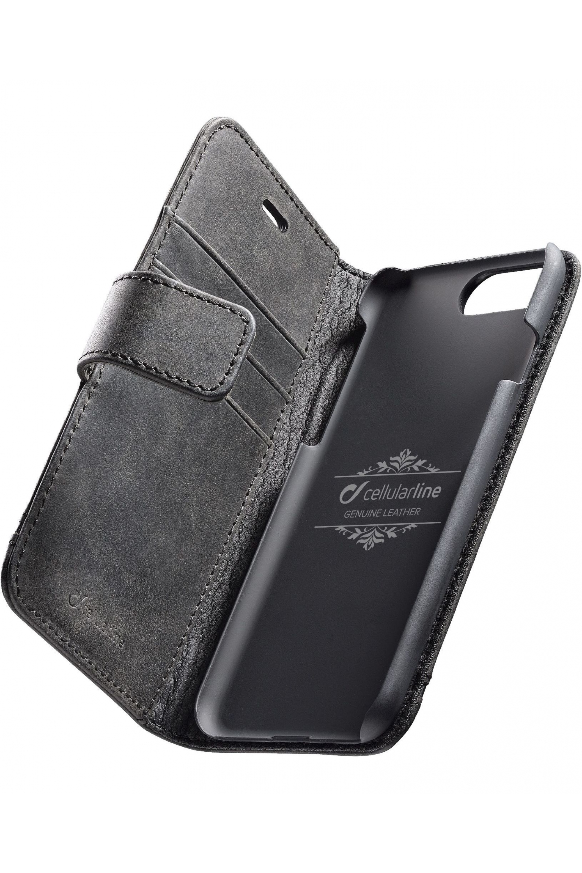 Cellularline Supreme pouzdro flip Samsung Galaxy S8 black