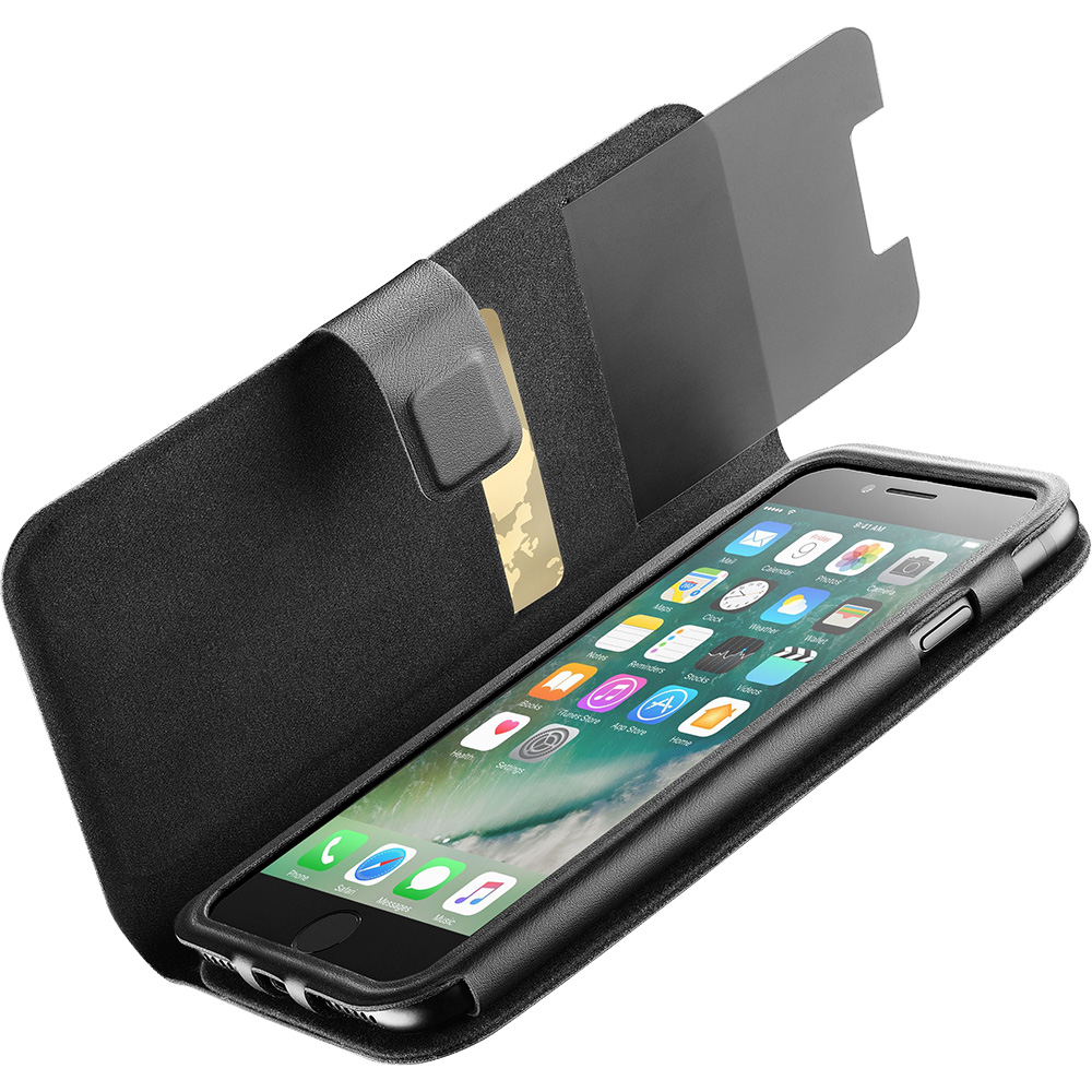 Cellularline TOP SECRET BOOK pouzdro flip Apple iPhone 7 black