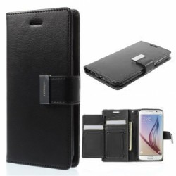 MERCURY RICH DIARY pouzdro flip Apple iPhone 6/6s černé