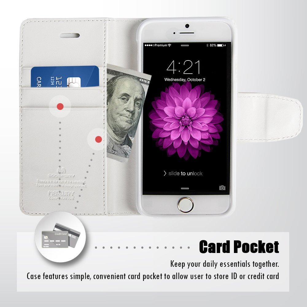 MERCURY SONATA pouzdro flip SAMSUNG GALAXY S6 EDGE whi