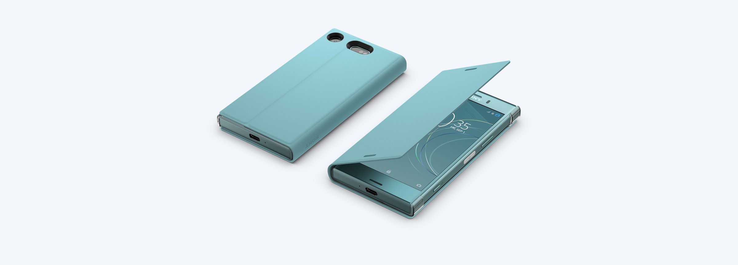 Sony Style Cover Flip SCSG60 Sony Xperia XZ1 Compact blue