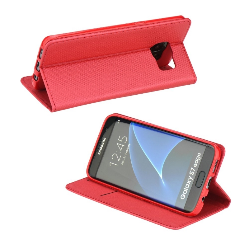 Smart Magnet flipové pouzdro Huawei P10 Lite red