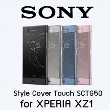 Sony Style Cover Touch pouzdro flip SCTG50 Sony Xperia XZ1 black