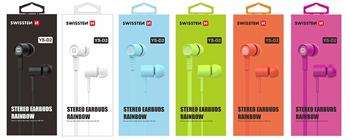  SLUCHÁTKA SWISSTEN EARBUDS RAINBOW YS-D2 