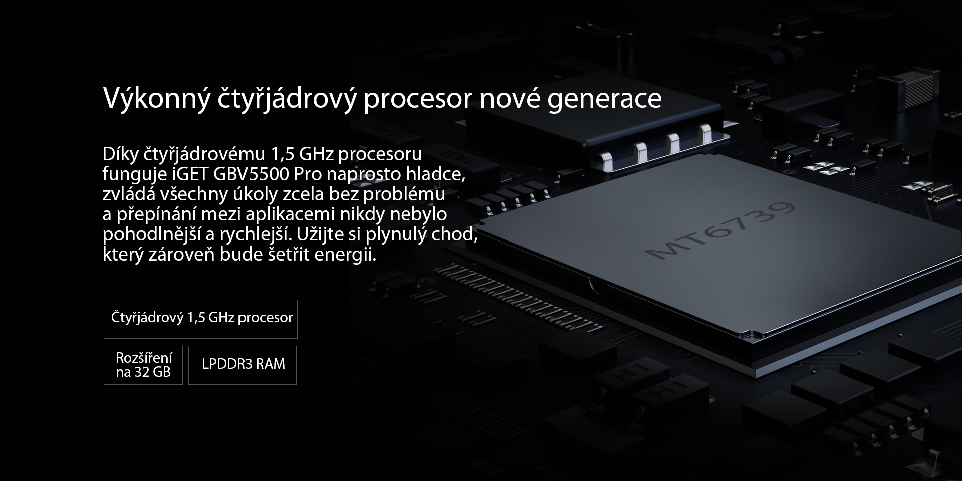 iGET Blackview GBV5500 Pro 3GB/16GB žlutá