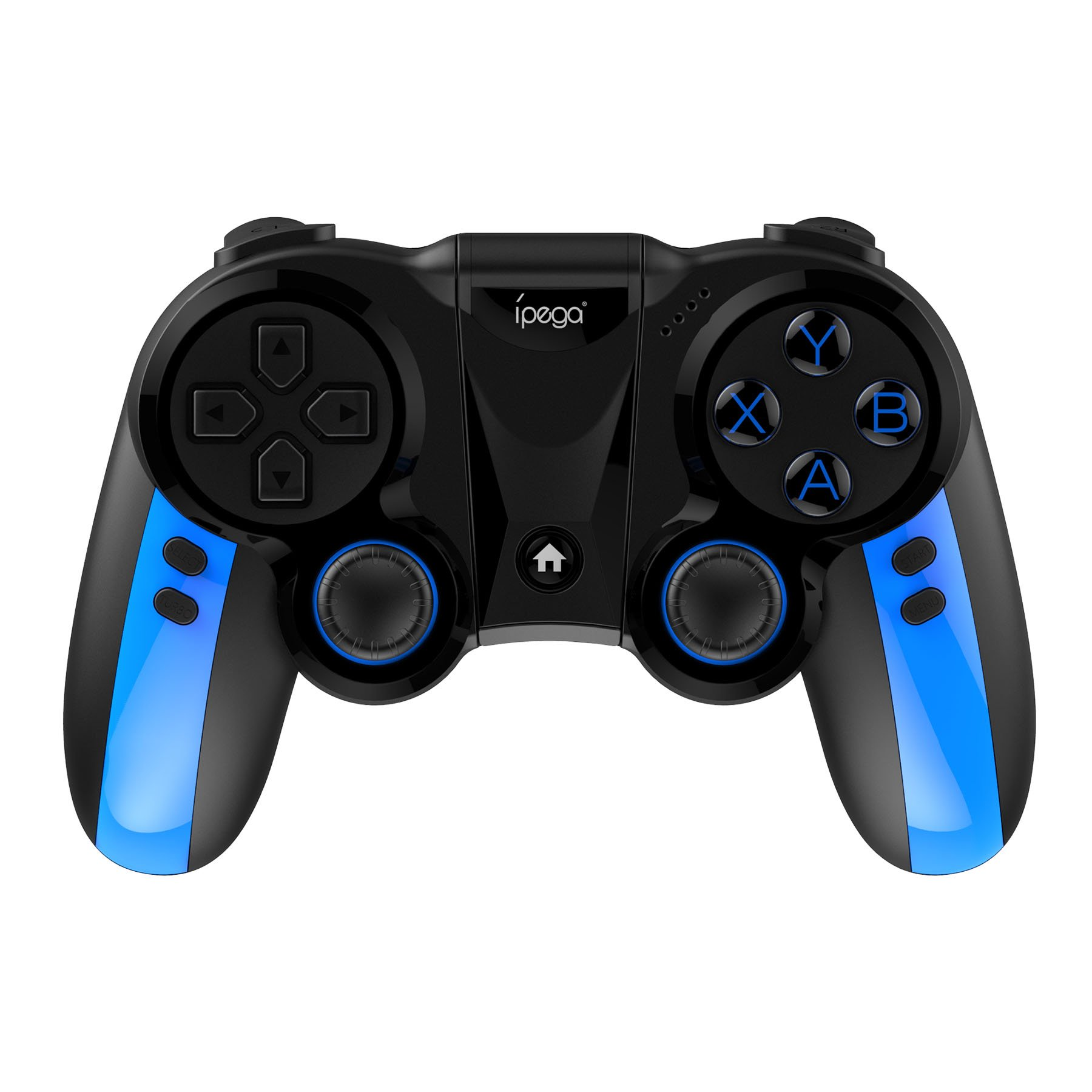 Bezdrátový gamepad iPega 9090 2.4Ghz & Bluetooth černá/modrá