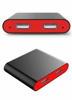 Adaptér pro připojení klávesnice a myši iPega 9116 černá/červená
