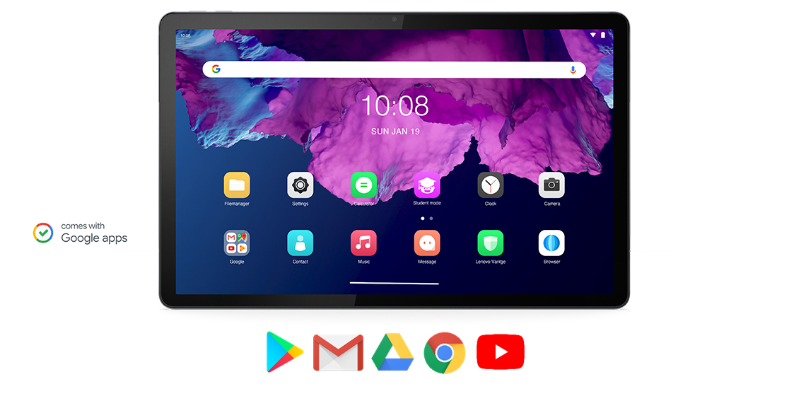 Lenovo TAB P11 11" LTE 4GB/128GB + dokovací stanice, černá