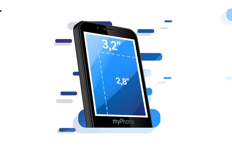 myPhone Up Smart LTE černá