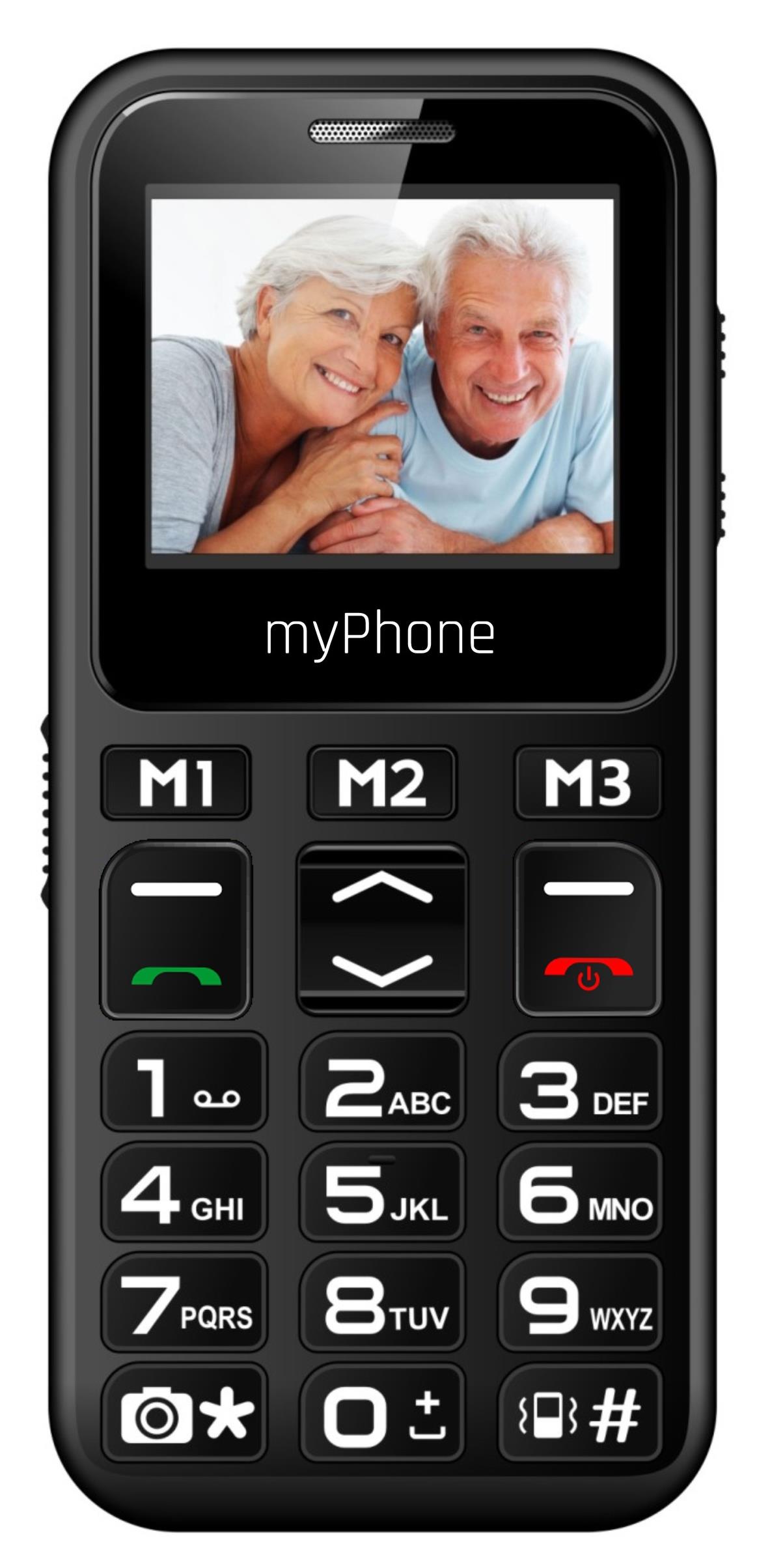 Mobilní telefon seniorský mobil CPA myPhone Halo Mini