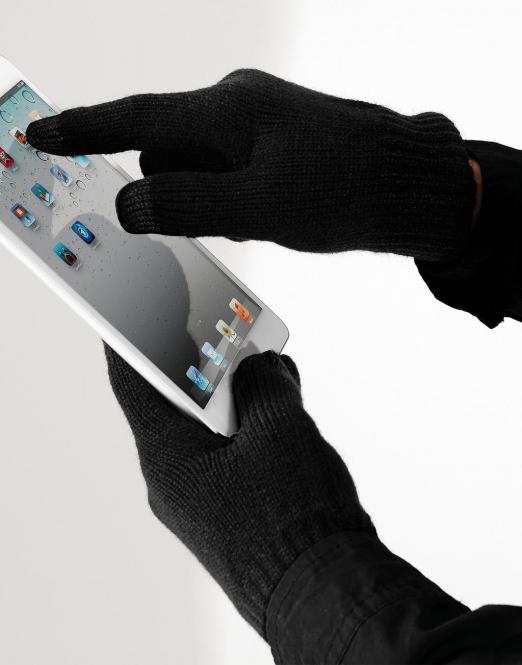 Dámské rukavice GLOVES na dotykové displeje black